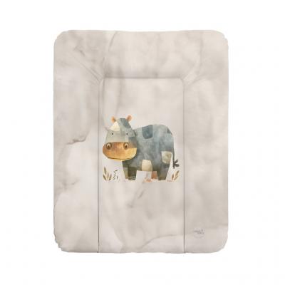 CEBA BABY Podložka prebaľovacia mäkká (50x70) Basic Cosy Hippo