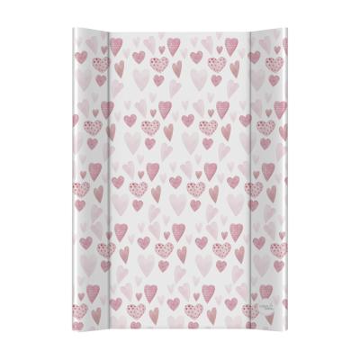 CEBA BABY Podložka prebaľovacia 2-hranná s pevnou doskou (50x70) Ultra Light Lots of Love