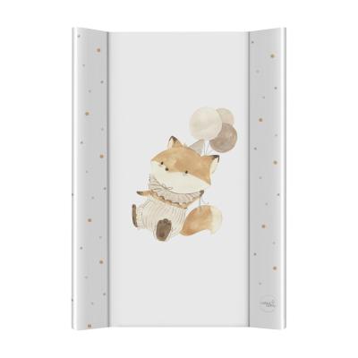 CEBA BABY Podložka prebaľovacia 2-hranná s pevnou doskou (50x70) Ultra Light Fox with Balloon