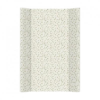 CEBA BABY Podložka prebaľovacia 2-hranná s pevnou doskou (50x70) Basic Spots