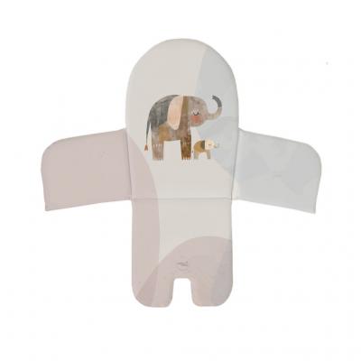 CEBA BABY Vložka do jedálenskej stoličky (38x28) Basic Elephant Family