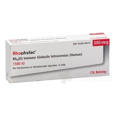 Rhophylac 300 mikrogramov/2 ml