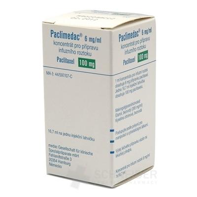 Paclimedac 6 mg/ml infúzny koncentrát