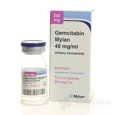 Gemcitabin Mylan 40 mg/ml infúzny koncentrát
