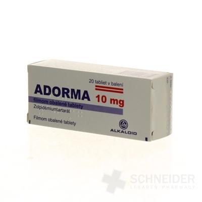 ADORMA 10 mg filmom obalené tablety