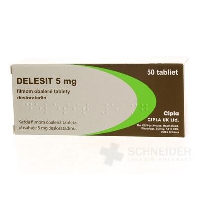 DELESIT 5 mg filmom obalené tablety