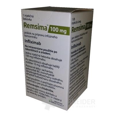 Remsima 100 mg prášok na infúzny koncentrát