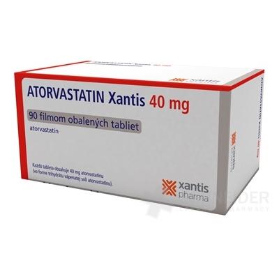 Atorvastatin Xantis 40 mg