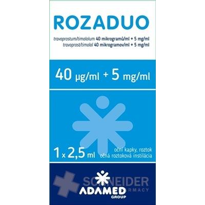 ROZADUO 40 mikrogramov/ml + 5 mg/ml