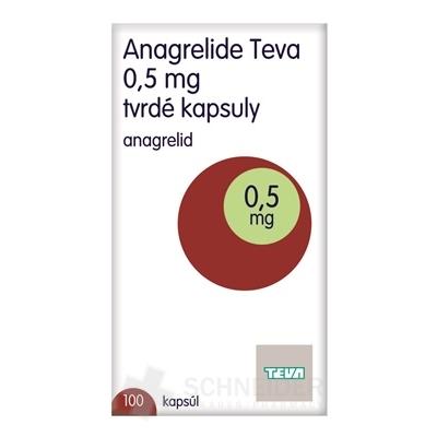 Anagrelide Teva 0,5 mg tvrdé kapsuly