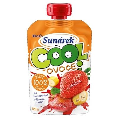 Sunárek COOL ovocie Jahoda, Banán, Jablko