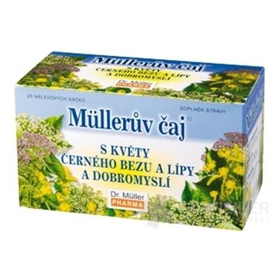 Müllerov čaj S KVETMI BAZY, LIPY A PAMAJORANOM