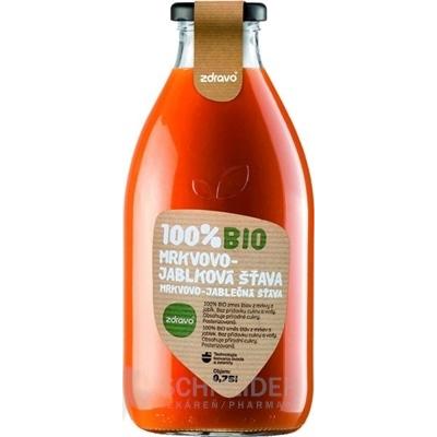 zdravo 100% MRKVOVO-JABLKOVÁ ŠŤAVA BIO