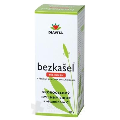 BEZKAŠEL bez cukru SKOROCELOVÝ BYLINNÝ SIRUP