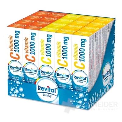 Revital vitamín C 1000 mg šumivý MIX BOX