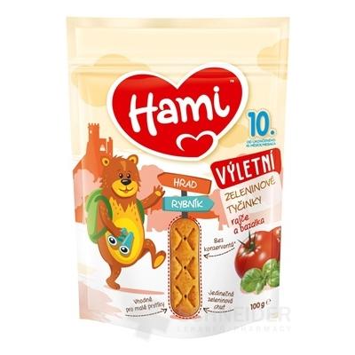 Hami zeleninové tyčinky paradajka a bazalka