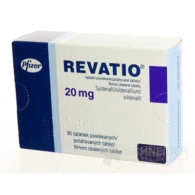 Revatio 20 mg filmom obalené tablety