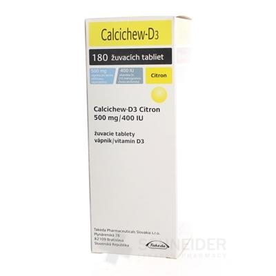 Calcichew-D3 Citron 500 mg/400 IU