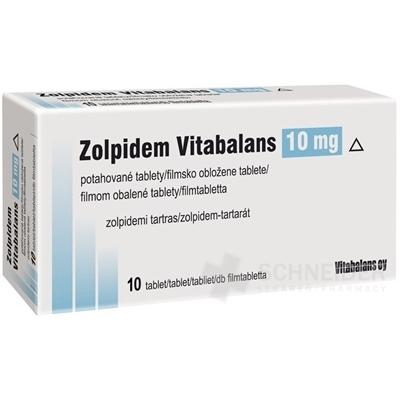 Zolpidem Vitabalans 10 mg filmom obalené tablety