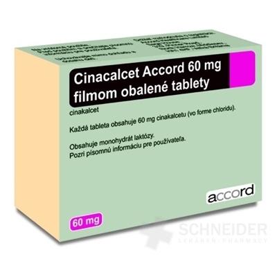 Cinacalcet Accord 60 mg filmom obalené tablety