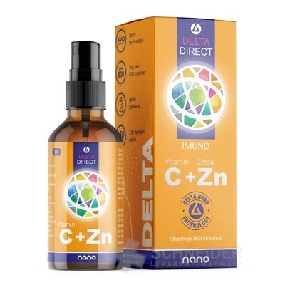 DELTA DIRECT Vitamín C + Zn
