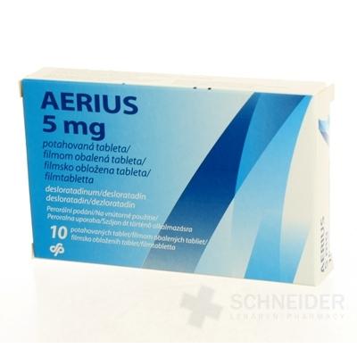 Aerius 5 mg filmom obalené tablety