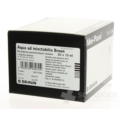 Aqua pro injectione Braun