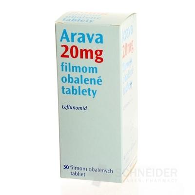 Arava 20 mg filmom obalené tablety