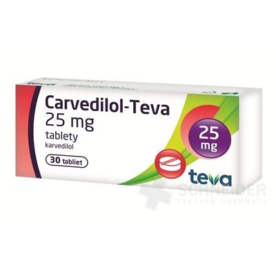 Carvedilol-Teva 25 mg