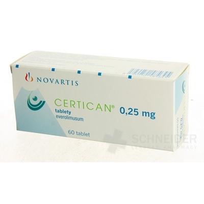 CERTICAN 0,25 mg tablety