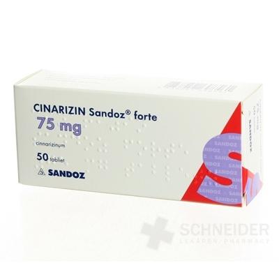 CINARIZIN Sandoz forte 75 mg