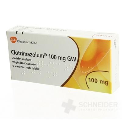 Clotrimazolum 100 mg GW