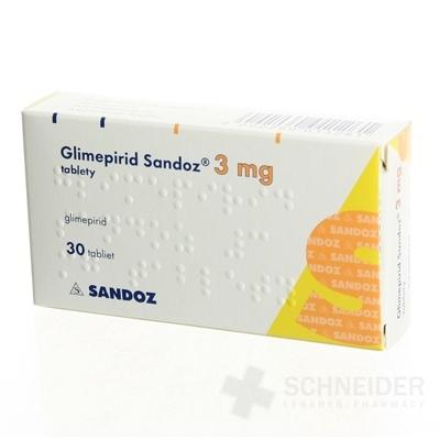 Glimepirid Sandoz 3 mg