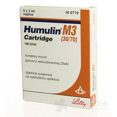 HUMULIN M3 (30/70) CARTRIDGE