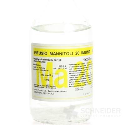 INFUSIO MANNITOLI 20 IMUNA