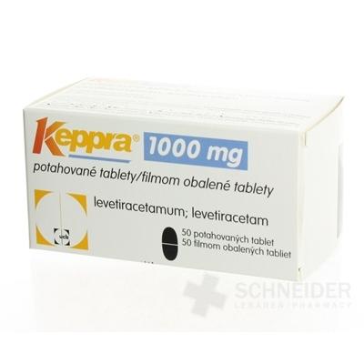 Keppra 1000 mg filmom obalené tablety