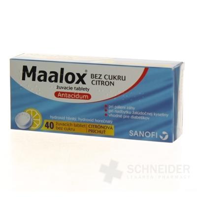 Maalox bez cukru citron