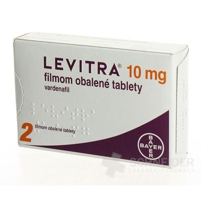 LEVITRA 10 mg filmom obalené tablety