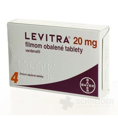 LEVITRA 20 mg filmom obalené tablety