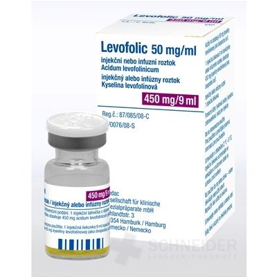 Levofolic 50 mg/ml injekčný alebo infúzny roztok