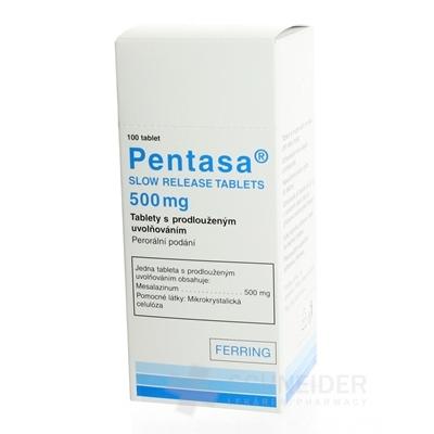 Pentasa Slow release tablets 500 mg