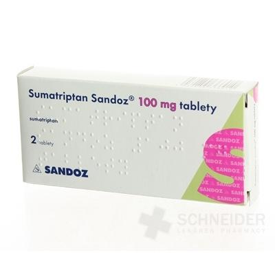 SUMATRIPTAN SANDOZ 100 mg tablety