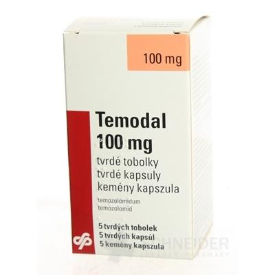 Temodal 100 mg tvrdé kapsuly