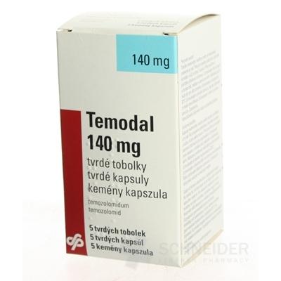 Temodal 140 mg tvrdé kapsuly