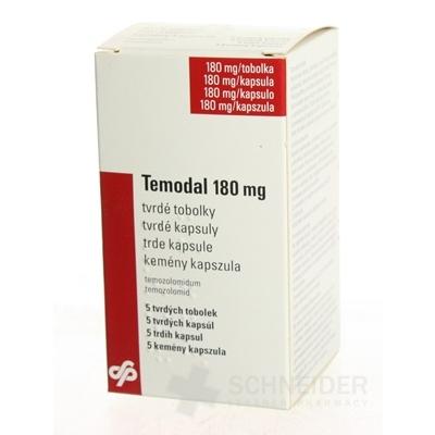 Temodal 180 mg tvrdé kapsuly