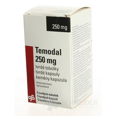 Temodal 250 mg tvrdé kapsuly