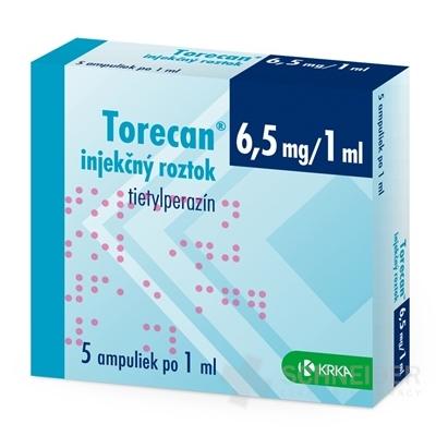 Torecan injekčný roztok 6,5 mg/1 ml
