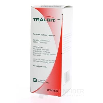Tralgit 100 mg/ml perorálny roztok