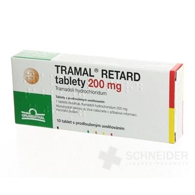 TRAMAL retard tablety 200 mg
