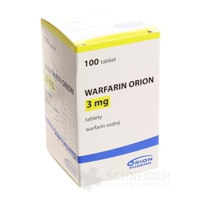 WARFARIN ORION 3 mg